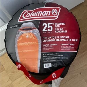 Coleman Silverton Orange Sleeping Bag